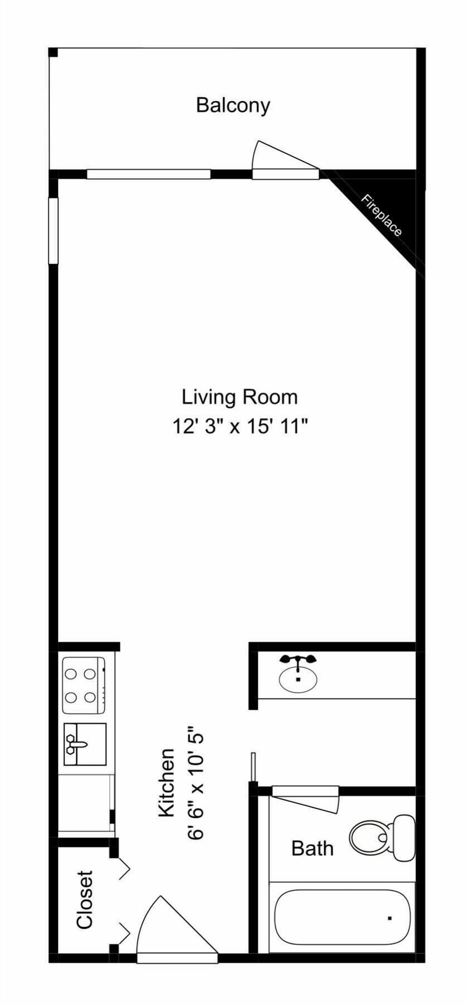 Review the smart layout of your cozy mountain retreat with this detailed floor plan.