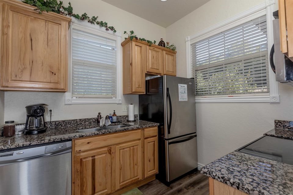 Fully equipped kitchen for all your cooking needs