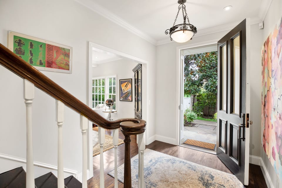 Staircase to second floor