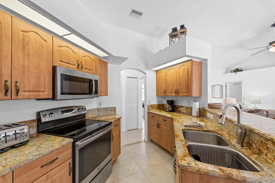 Kitchen with Stainless Steel Appliances