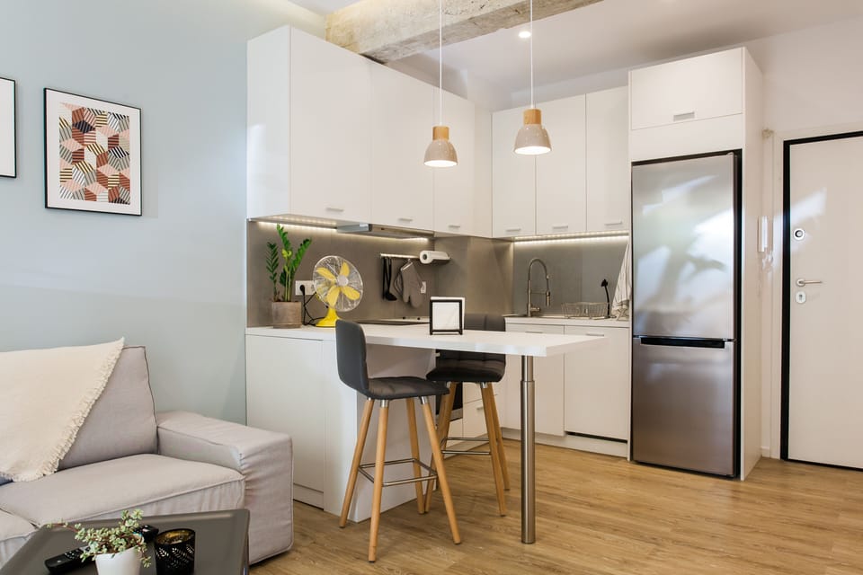 Apartment, 1 Bedroom | Living area | Flat-screen TV