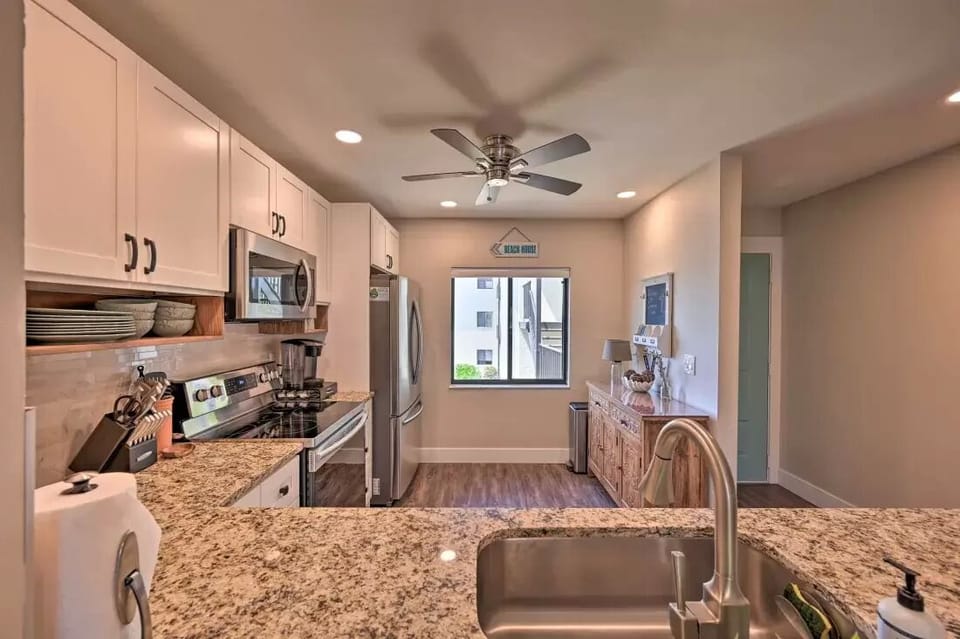 Kitchen with Stainless Appliances and Granite Counters