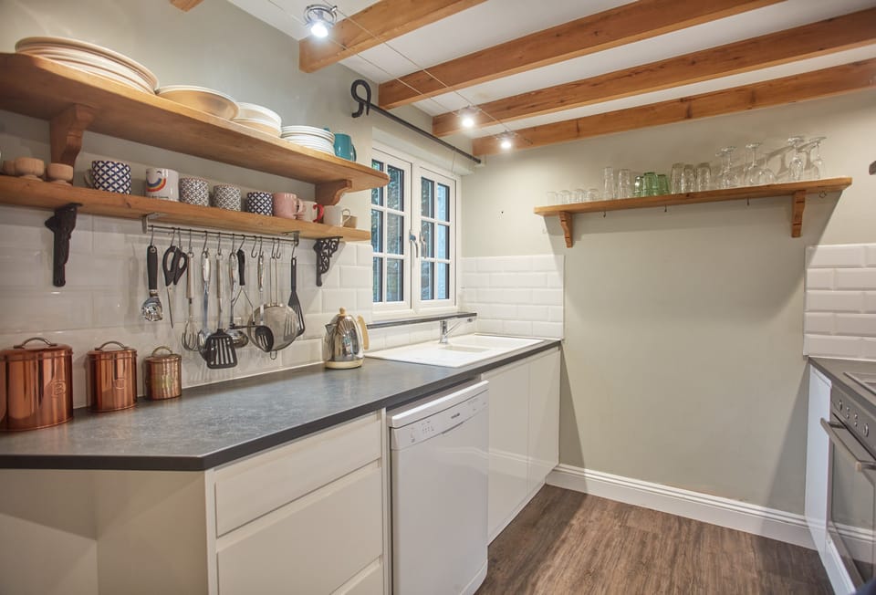 Prospect House, Coverack. Ground floor: Kitchen, cook up a feast for friends and family