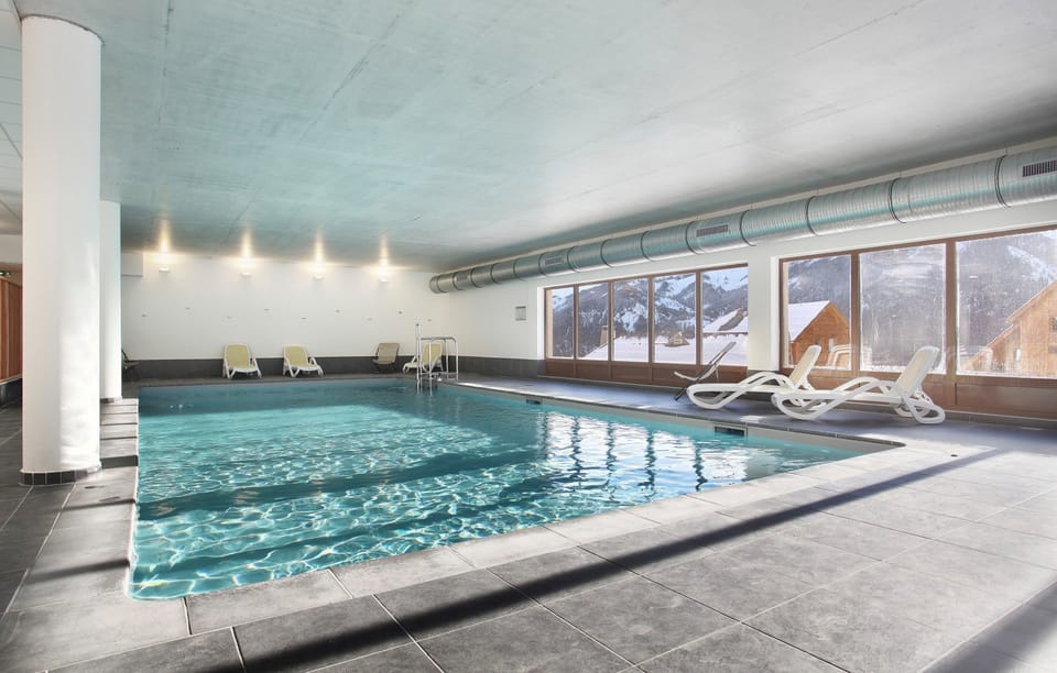 Fancy a swim? Take a dip in the indoor pool.