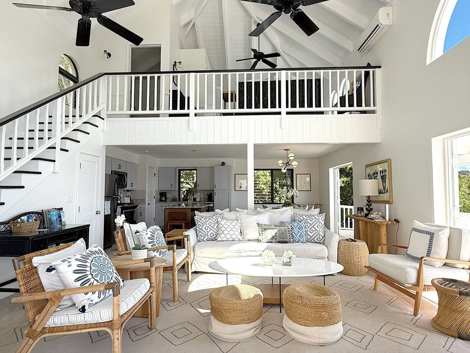 The great room at Orchid Villa