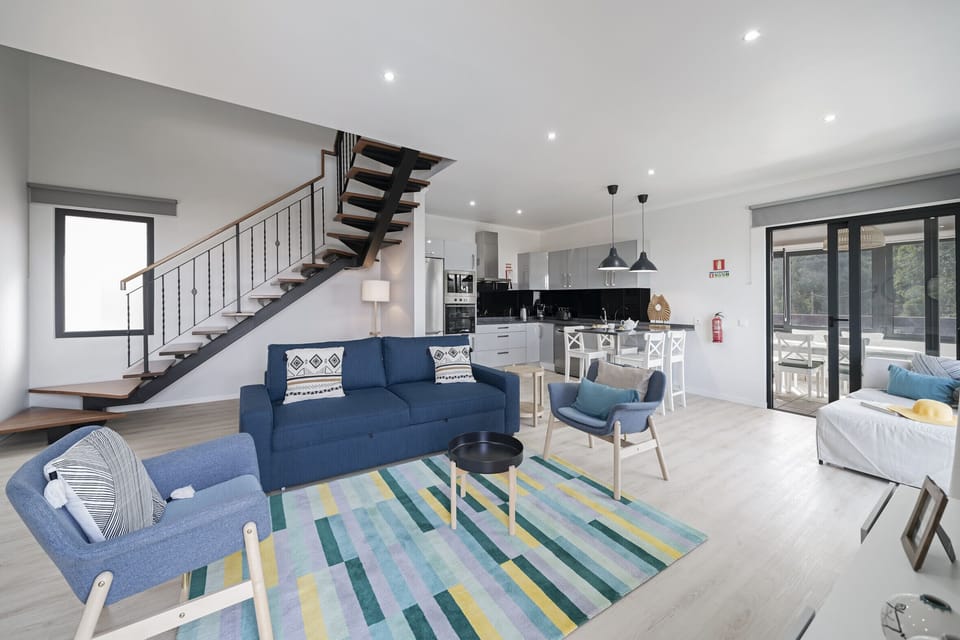 Livingroom and stairs