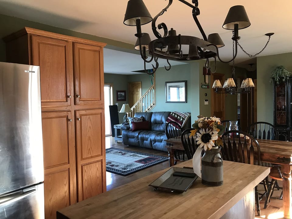 View from kitchen