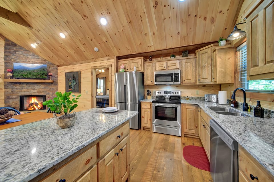 Fully equipped kitchen