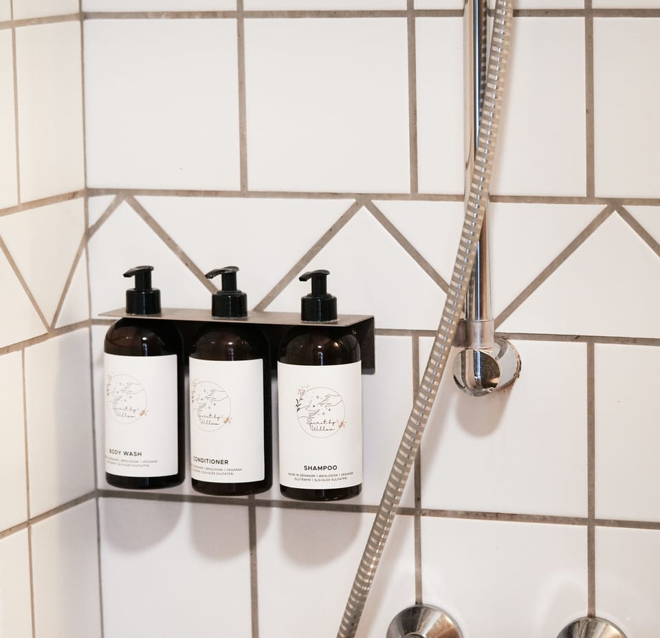 Business Room | Bathroom | Shower, free toiletries, hair dryer, towels