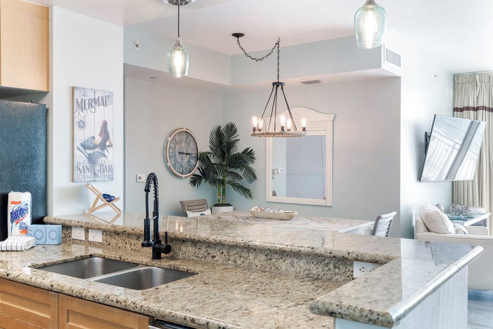 Fully Appointed Kitchen with Stainless Steel Appliances