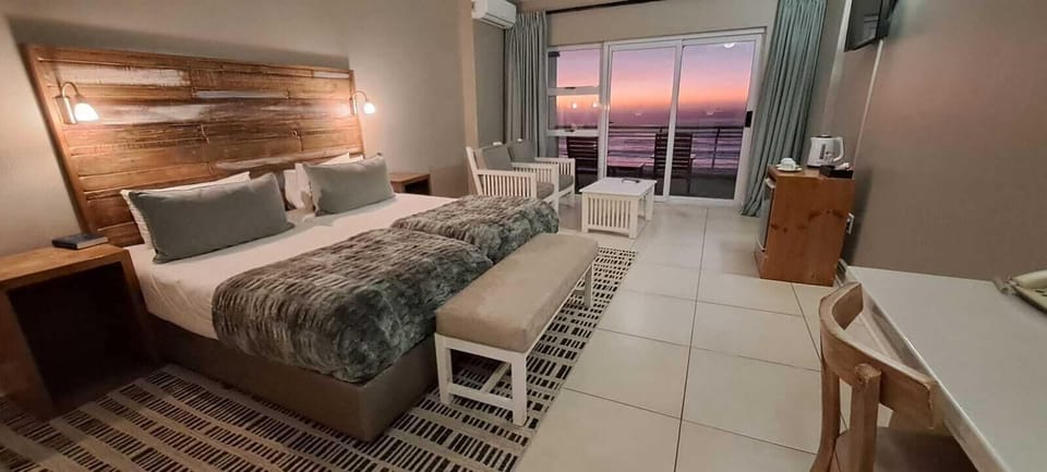 Superior Twin Room, 2 Twin Beds, Beach View, Beachfront | In-room safe, desk, blackout drapes, iron/ironing board