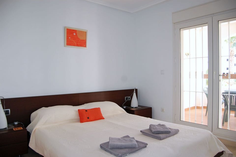 Master bedroom with ensuite shower and terrace