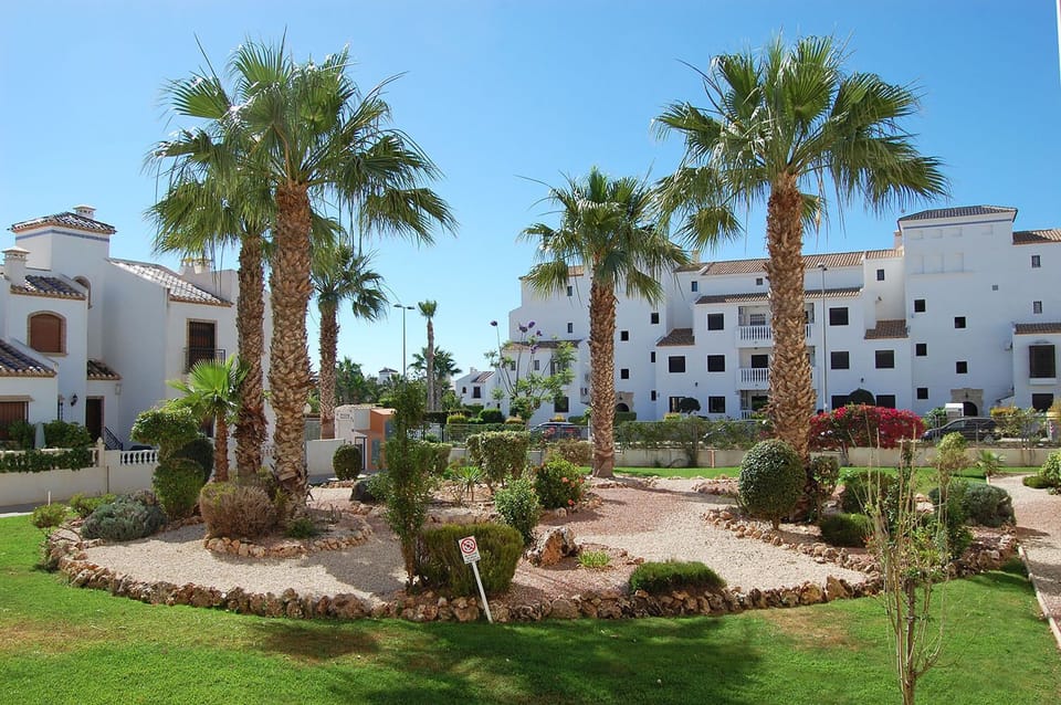 Communal gardens of the apartment