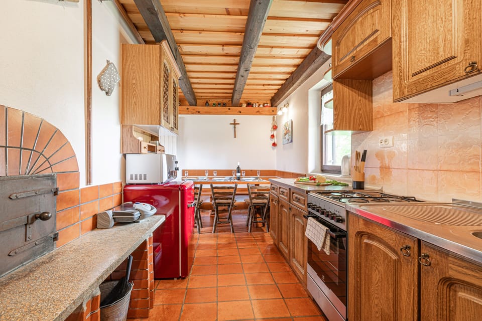 Kitchen with all the kitchen equipment.