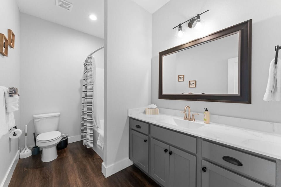 Main level hall bathroom