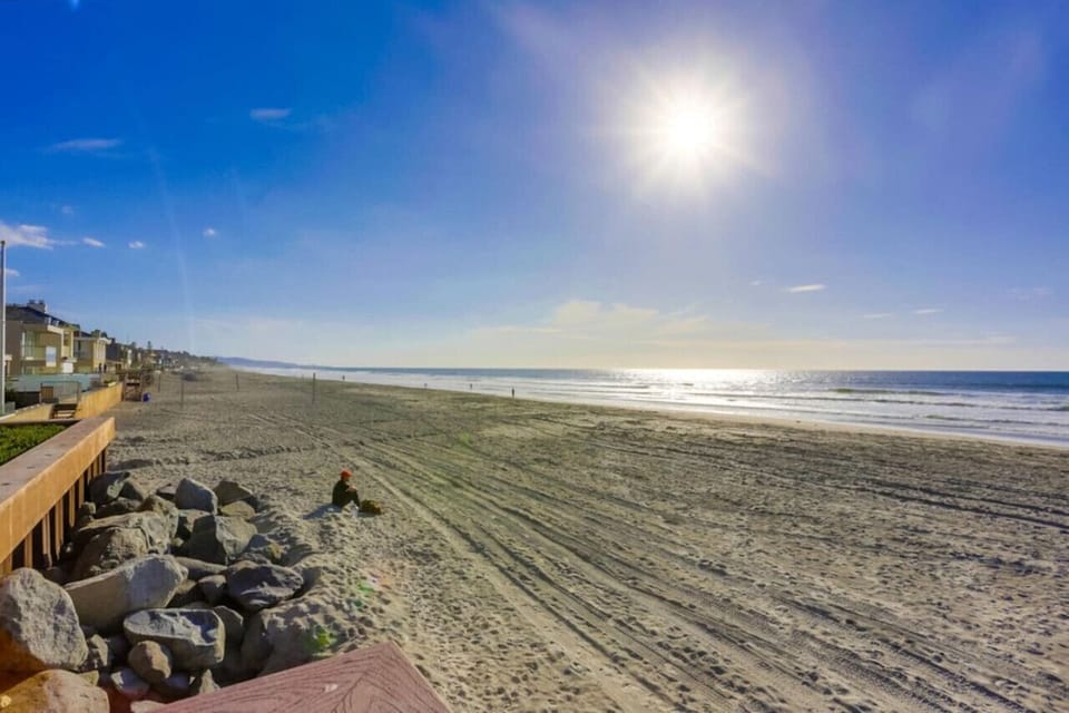 This is the beach at 27th Street - 1 block from condo