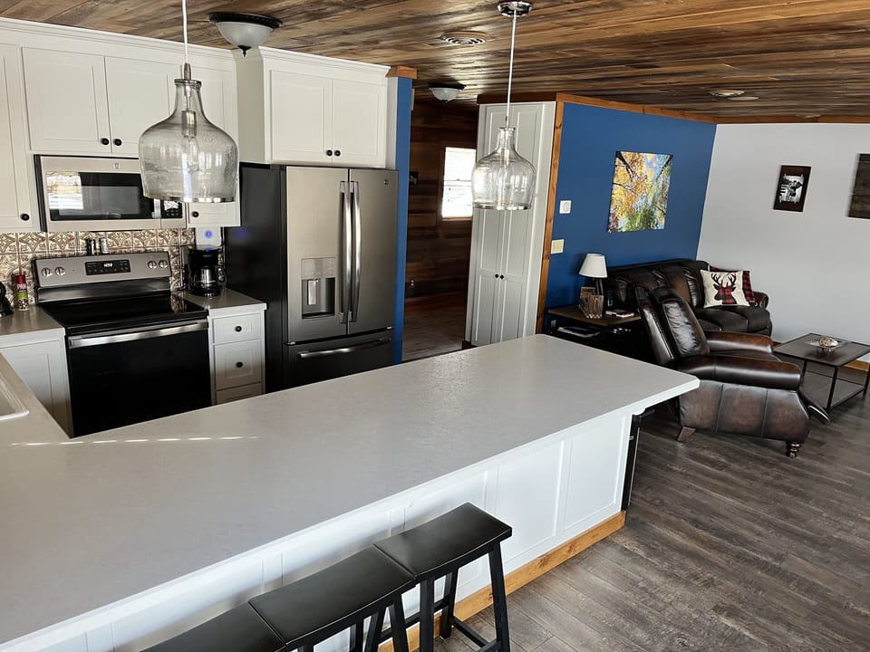 Fully stocked kitchen