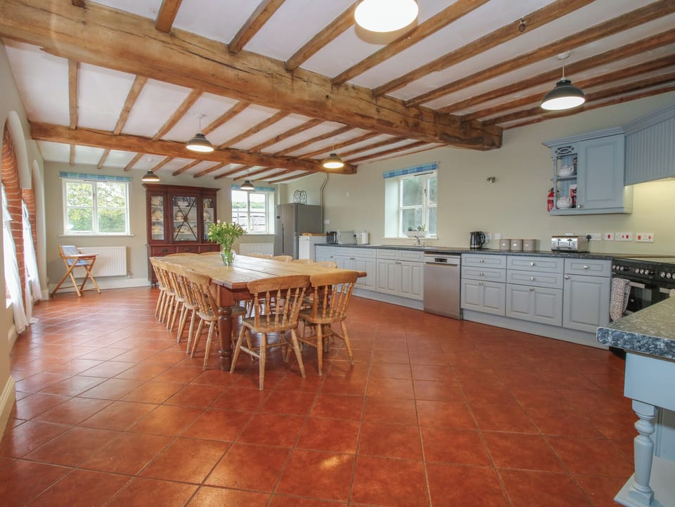 Dishwasher, highchair, cookware/dishes/utensils