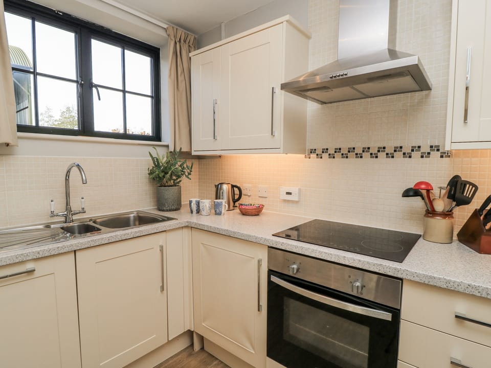Fridge, microwave, dishwasher, electric kettle
