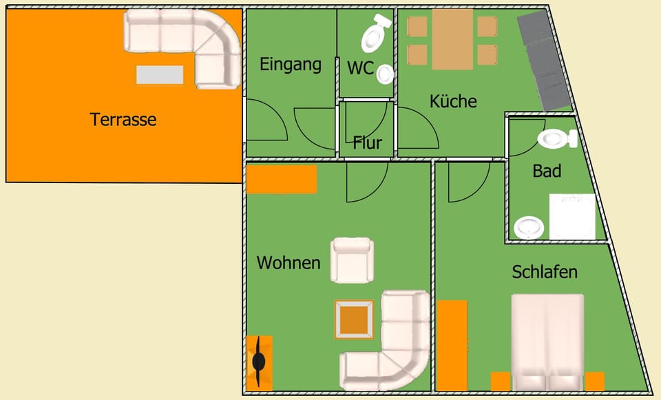 Comfort Apartment (EifelAdventures) | Floor plan