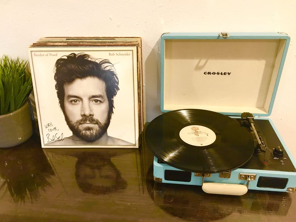 Record player and vinyl!
