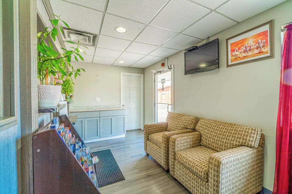 Lobby sitting area