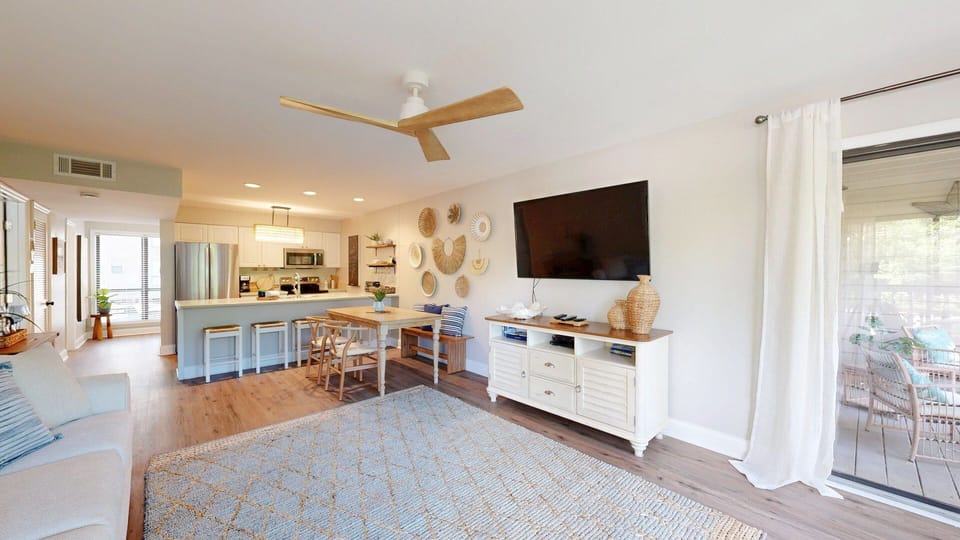 Living Room with HDTV