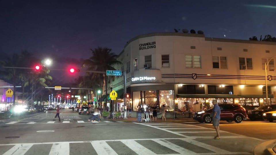 THE INTERSECTION NEAR THE BUILDING ENTRANCE
