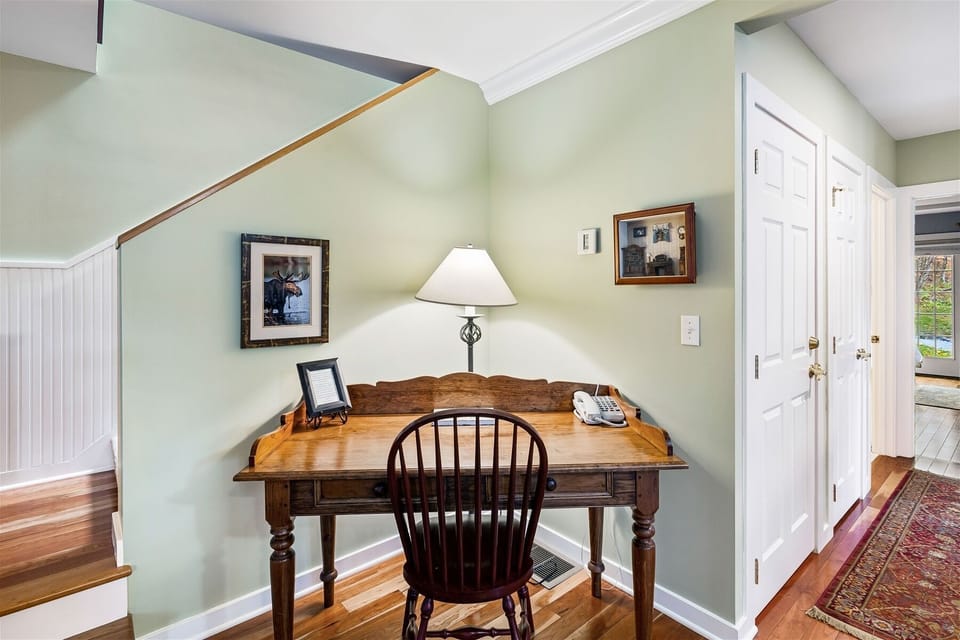 Workspace provided on the main floor