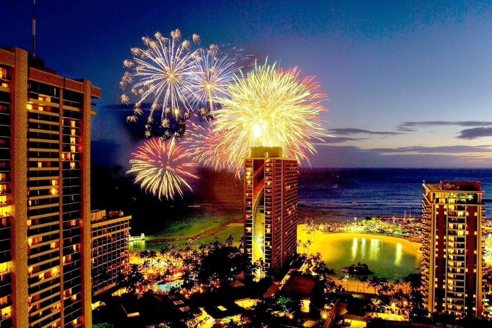 Enjoy Hilton Hawaiian Village fireworks every Friday night