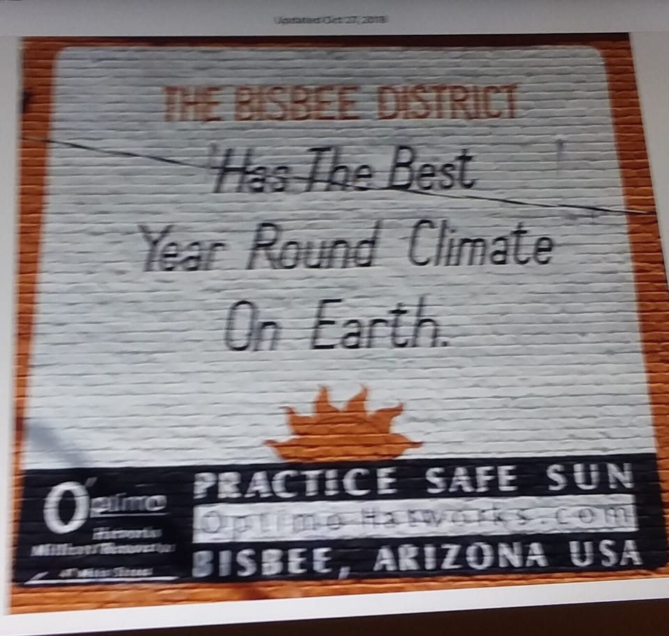 Has the best Year Round Climate on EARTH!! To Your Health!!