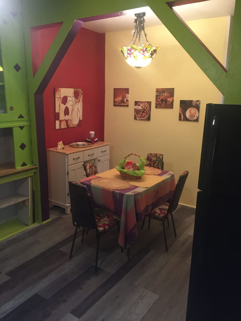 cozy dining nook