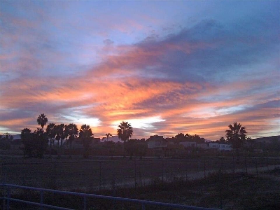 Sunrise from the patio