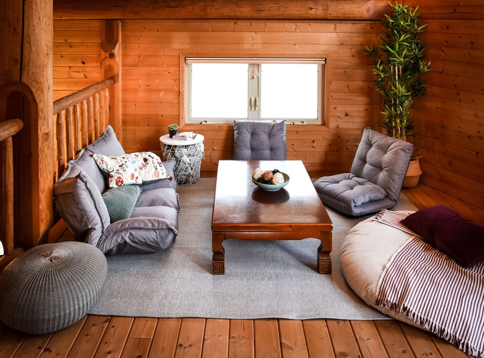 Chalet, 3 Bedrooms | Living area | Flat-screen TV, streaming services