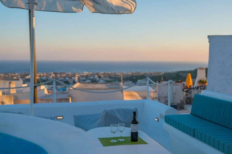 view from roof top terrace