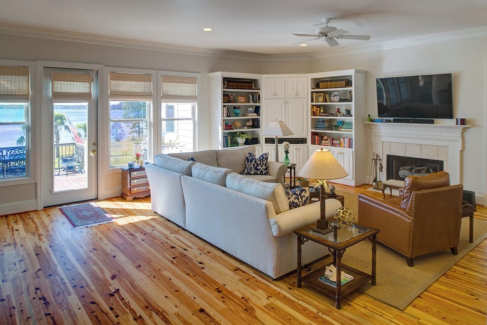 Family room with smart TV
