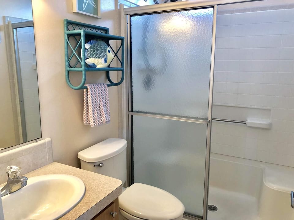 Don't worry if you forget anything, both bathrooms include mini soaps & shampoos