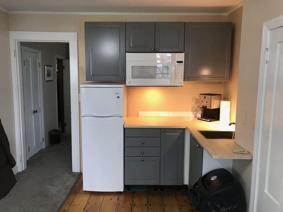 kitchen and door to bedroom
