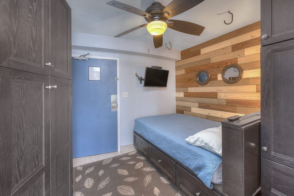 The kiddos will jump for joy to have a place of their own at the beach.