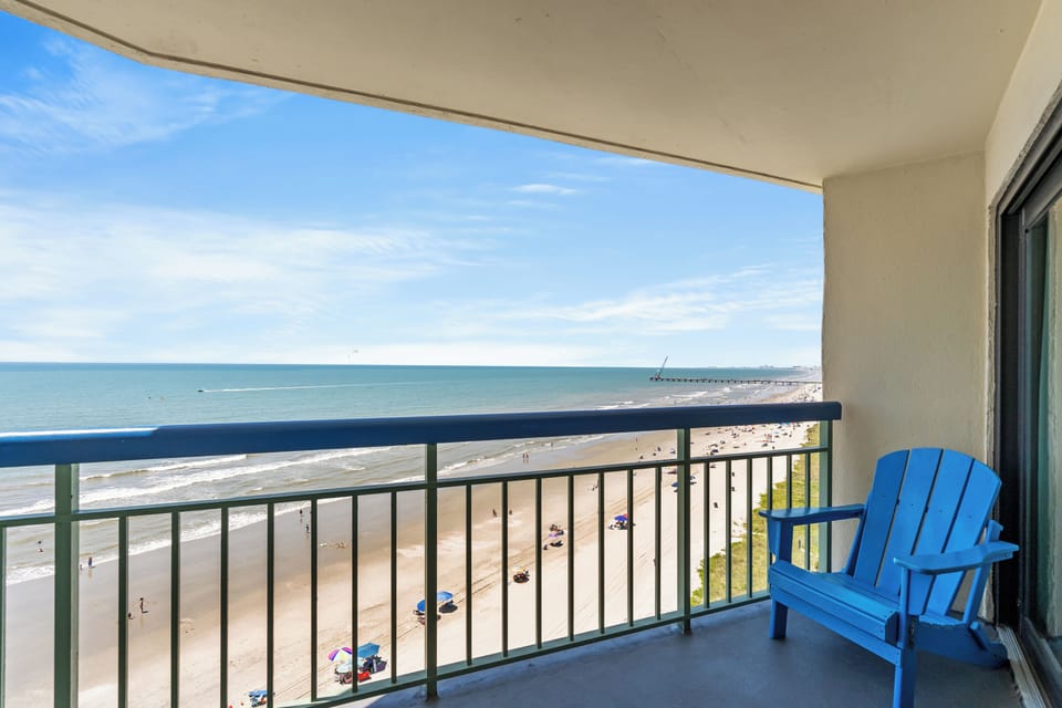 Enjoy morning coffee with incredible views.
