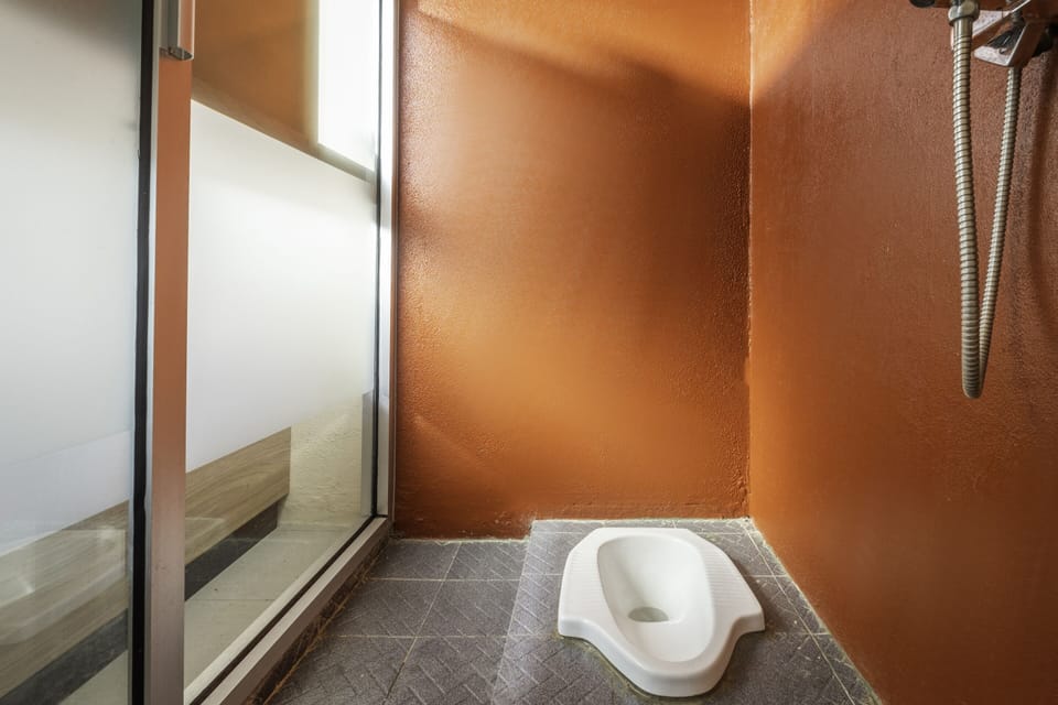 Deluxe Double Room | Bathroom | Shower, towels