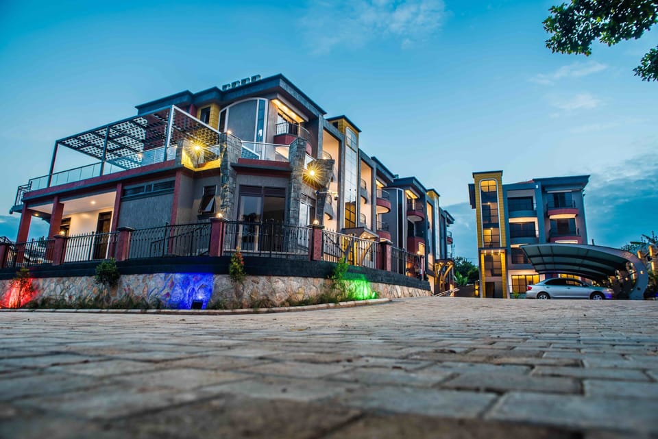 Front of property - evening/night