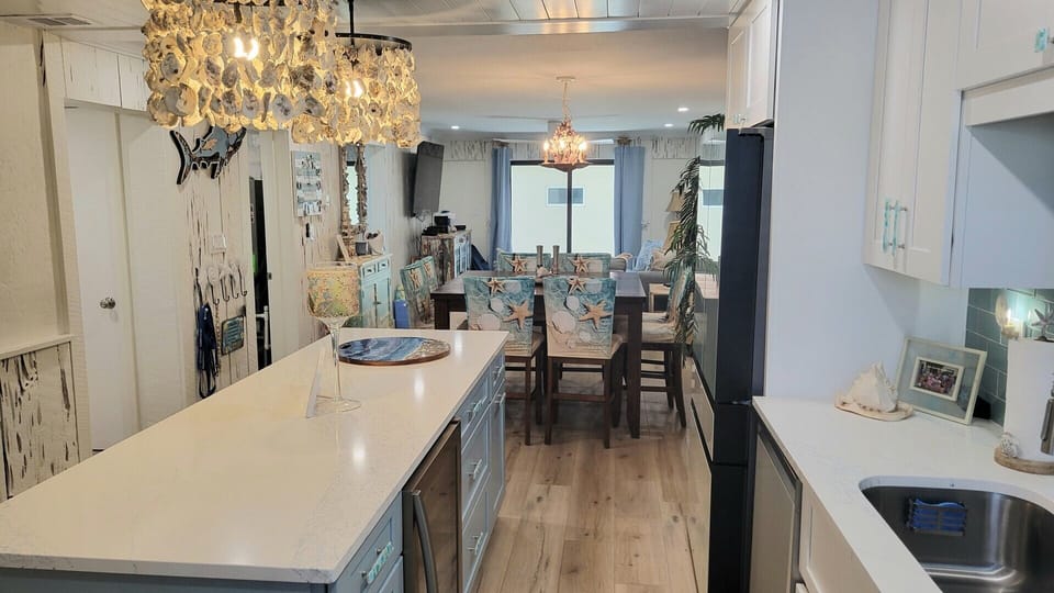Kitchen with Wine Cooler