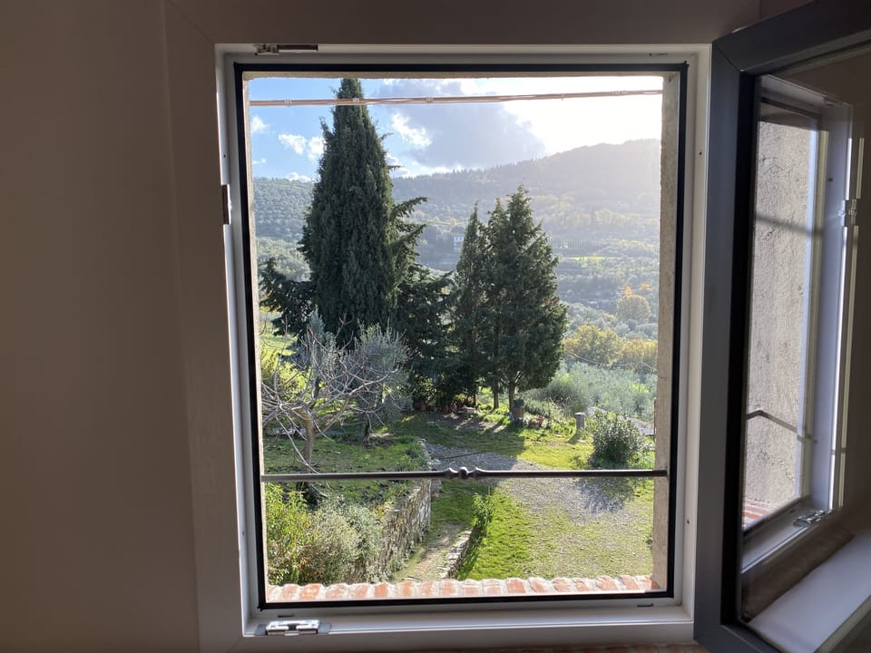 Panorama from the mezzanine window