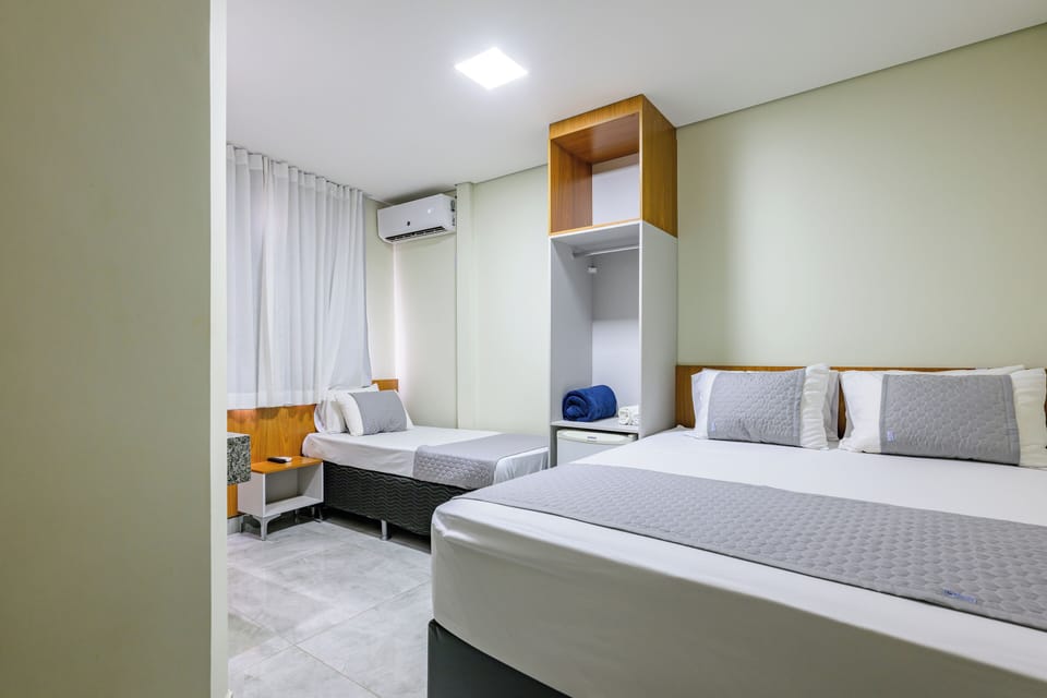 Triple Room (1 Double bed + 1 Single bed) | Minibar, soundproofing, free WiFi, bed sheets
