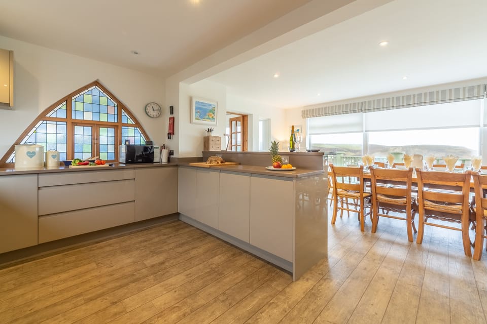 Lower ground floor: Cook up a home cooked meal while enjoying beautiful views through this feature, picture window
