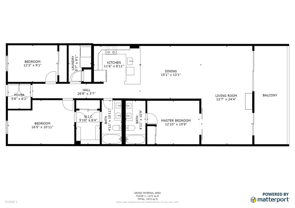 Las Brisas 103 Floorplan