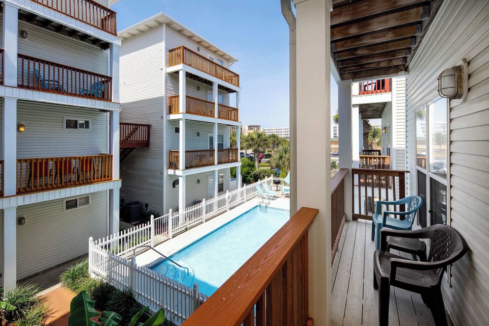 Balcony views off of dining area
