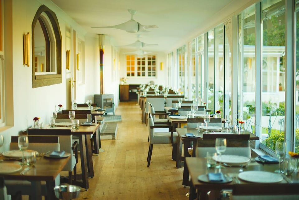 Breakfast, lunch, dinner served; local and international cuisine 