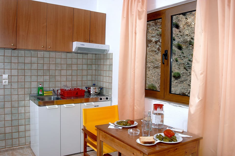 Fridge, cookware/dishes/utensils